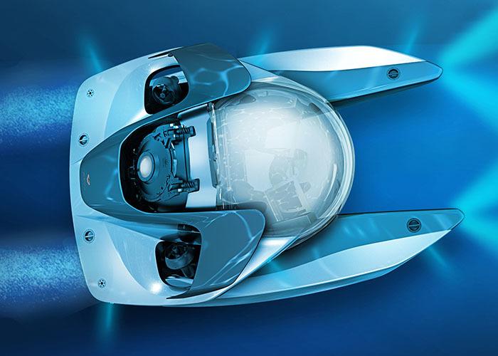 imagen 10 de Aston Martin Project Neptune. El submarino que debería llevar el próximo 007.