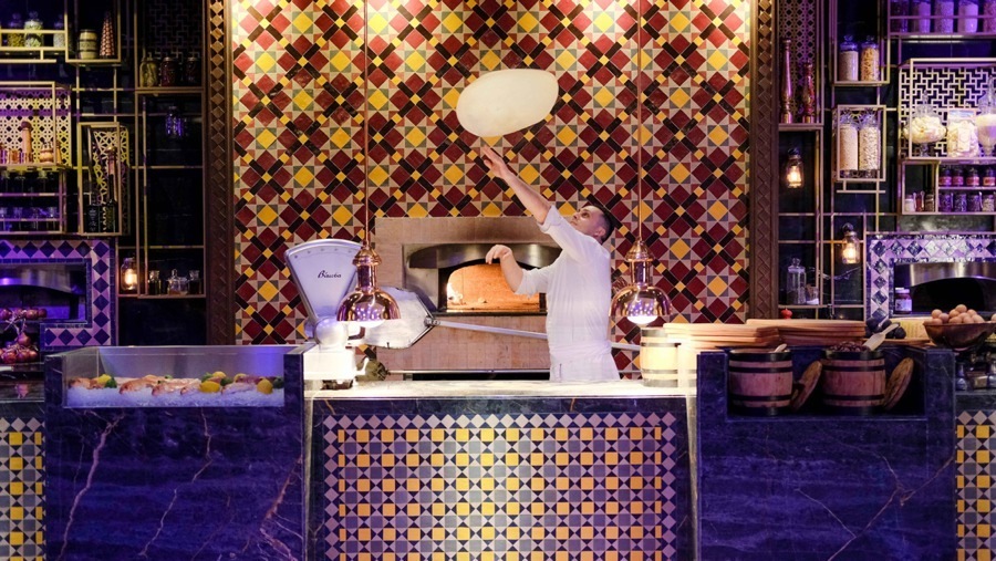 imagen de restaurante italiano en Marrakech