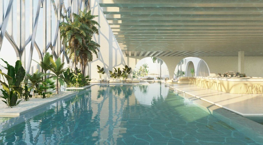 imagen 6 de The Floating Venice, un complejo hotelero como Venecia en Dubai.