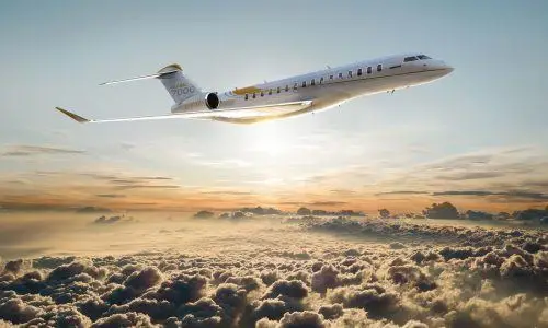 Así es el jet privado más grande del mundo: el Bombardier Global 7000.