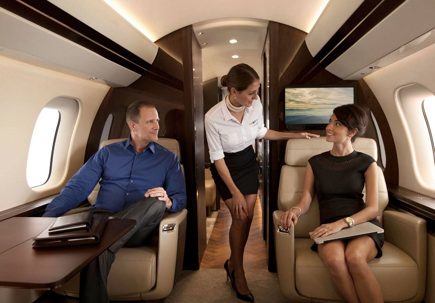 imagen 5 de Así es el jet privado más grande del mundo: el Bombardier Global 7000.