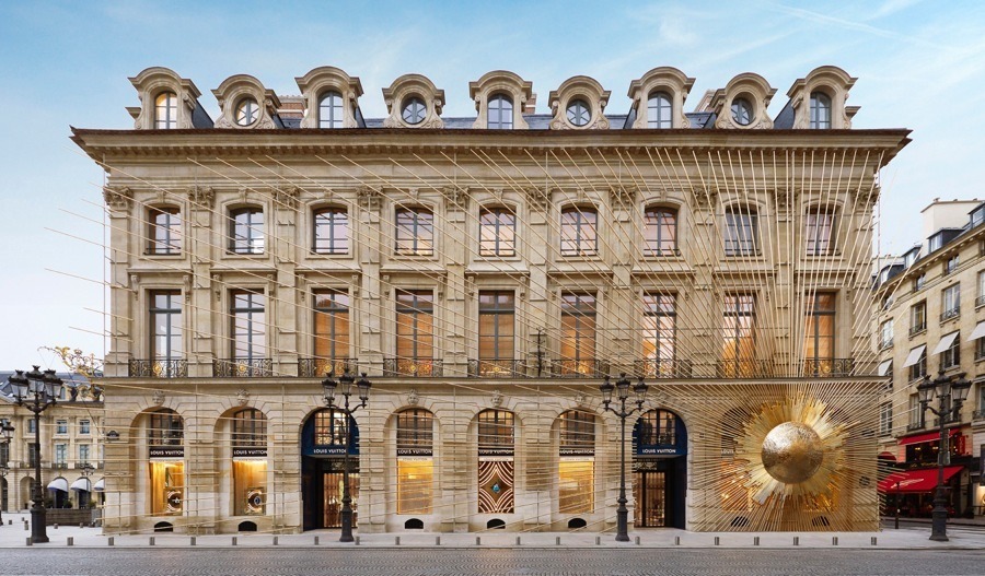 imagen de tiendas en Place Vendôme.
