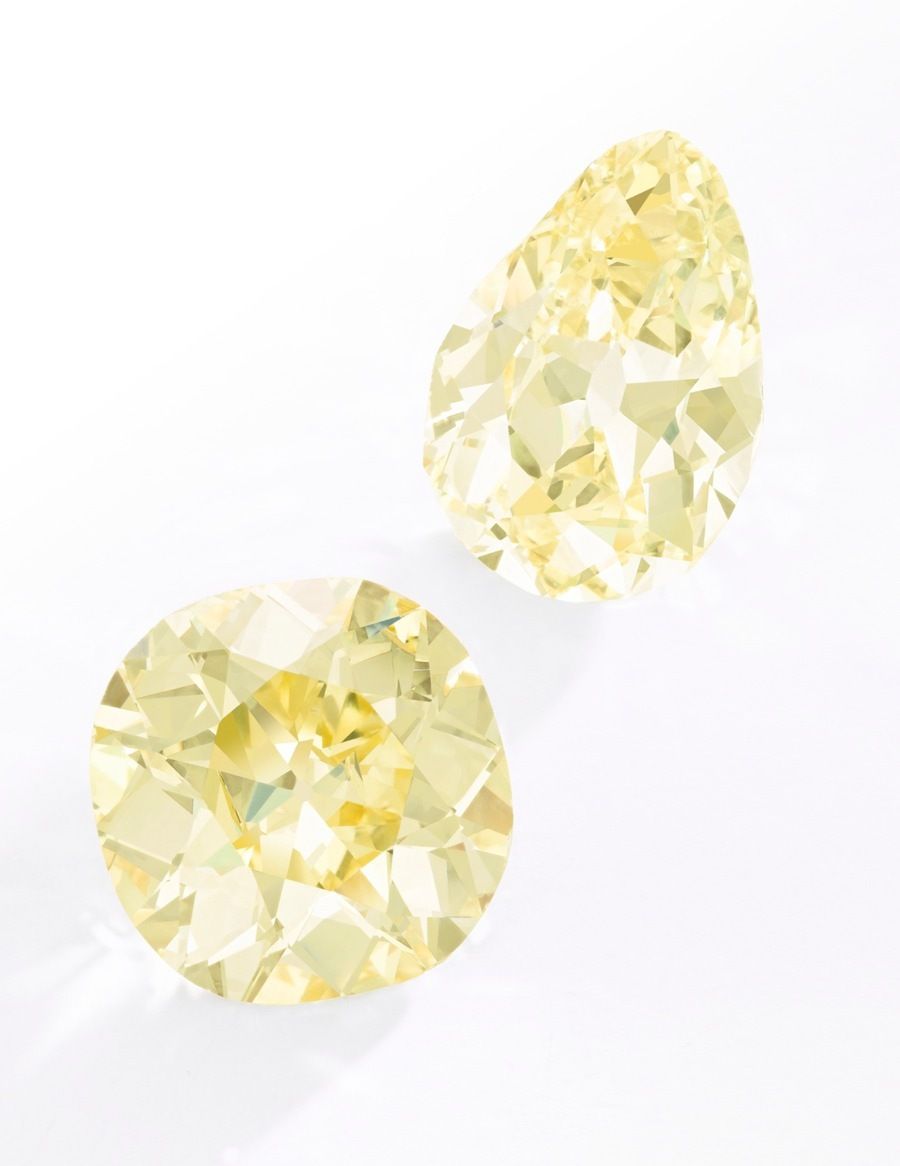 imagen 5 de The Donnersmarck Diamonds a subasta: diamantes amarillos, amor y 10 millones de dólares.