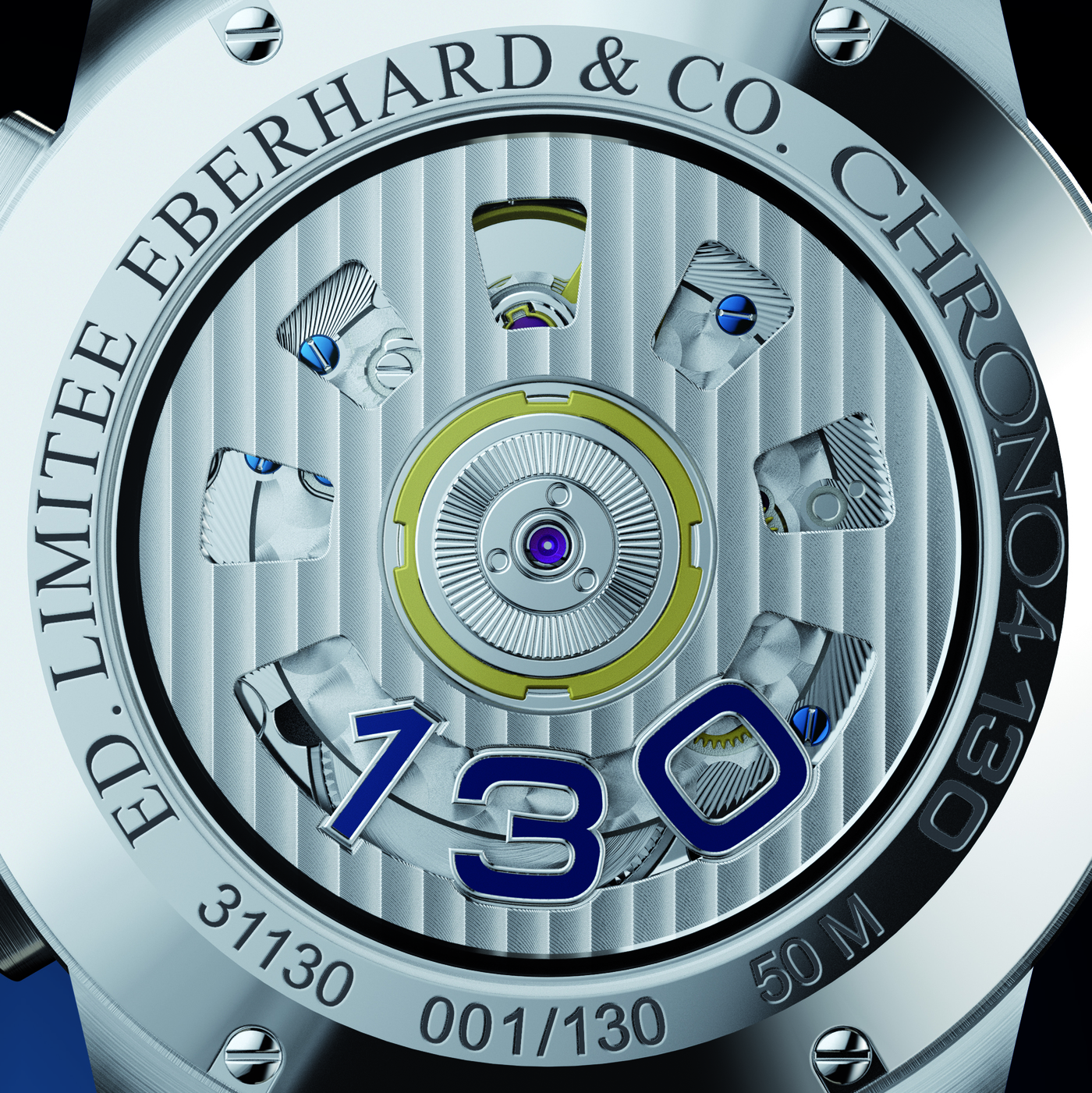 imagen 5 de Eberhard & Co. celebra sus 130 años de gran relojería con el Chrono 4 130 Edición Limitada.