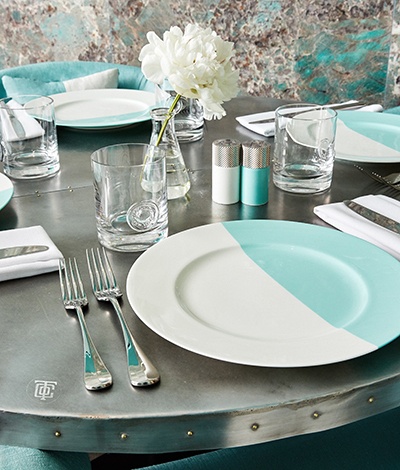 imagen 2 de The Blue Box Cafe, Tiffany & Co: Mesa y mantel para que desayunes con diamantes.