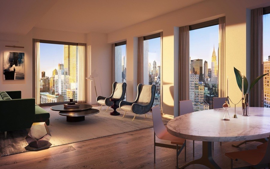 imagen 7 de Apartamentos de lujo en el nuevo rascacielos de inspiración gótica de Nueva York.