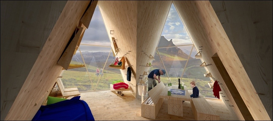 imagen 3 de Skýli, un refugio sueco de alta montaña, sostenible y de diseño.
