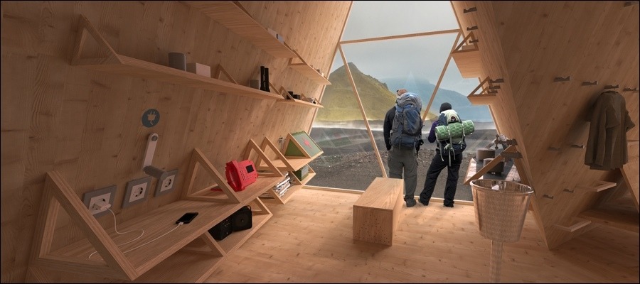 imagen 4 de Skýli, un refugio sueco de alta montaña, sostenible y de diseño.