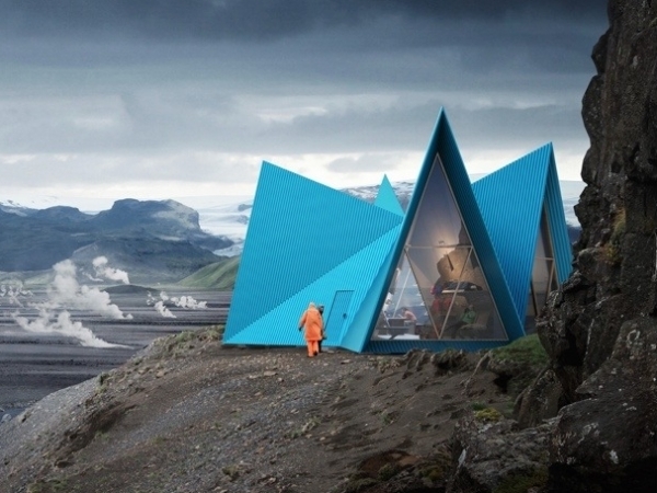 Skýli, un refugio sueco de alta montaña, sostenible y de diseño.