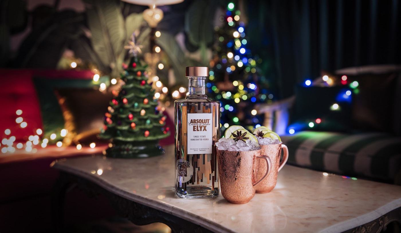 imagen 1 de Absolut Elyx: Vodka y cobre para celebrar la navidad.