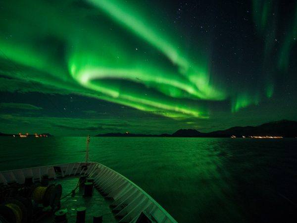 A la caza de la aurora boreal.