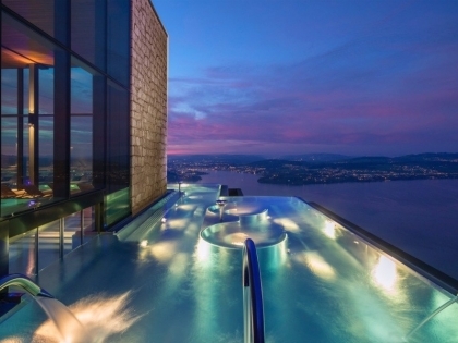 Bürgenstock Resort inaugura el SPA más grande y espectacular de Europa, junto al Lago Lucerna.