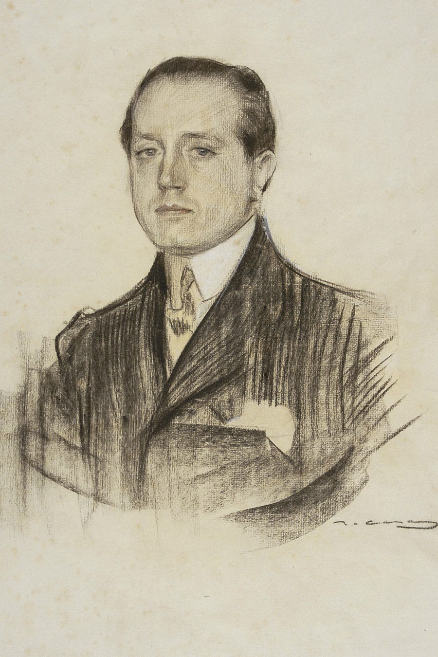 Azorín. Retrato de Ramón Casas (MNAC).