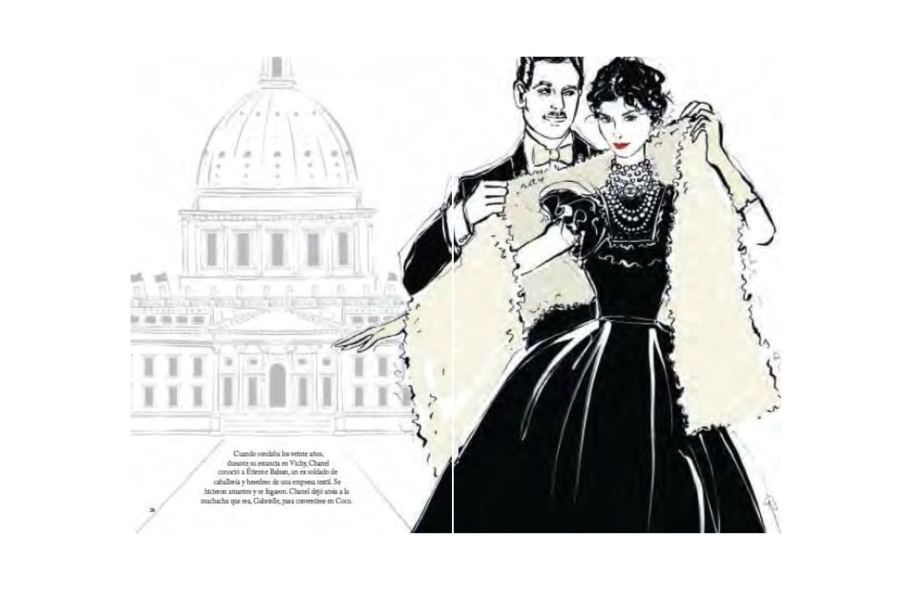 imagen 2 de Megan Hess ilustra el universo Chanel: Coco Chanel, la revolución de la elegancia.