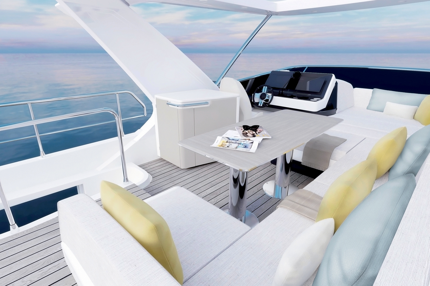 imagen 5 de El nuevo Azimut 55 debutará en el Düsseldorf Boat Show.