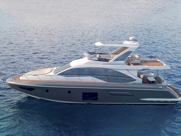 El nuevo Azimut 55 debutará en el Düsseldorf Boat Show.