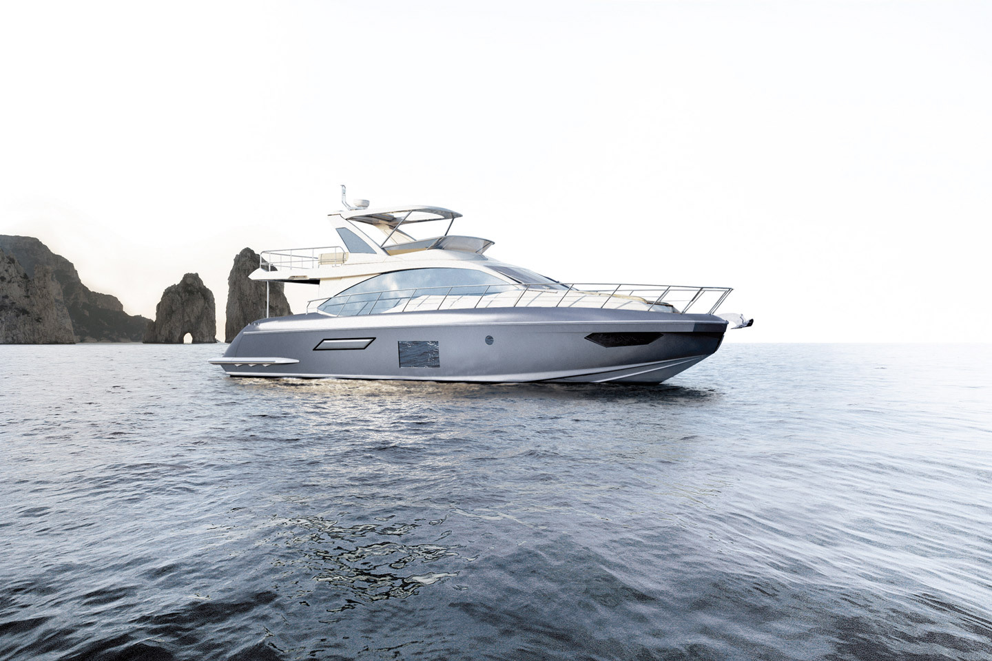 imagen 2 de El nuevo Azimut 55 debutará en el Düsseldorf Boat Show.