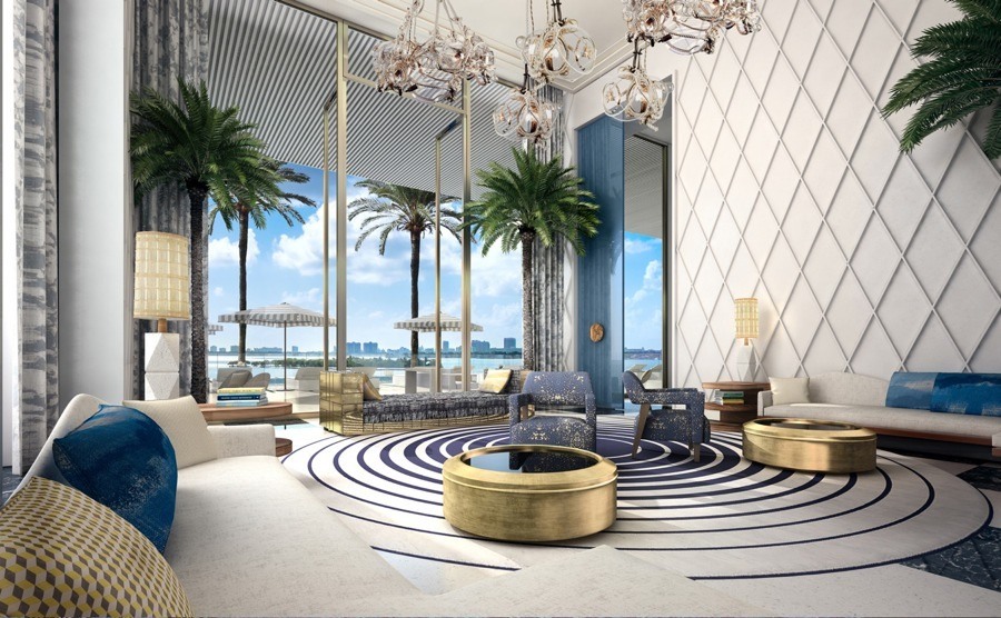 imagen 9 de Jean-Louis Deniot, interiorismo de lujo en el Elysee Condominium Project, en Miami.