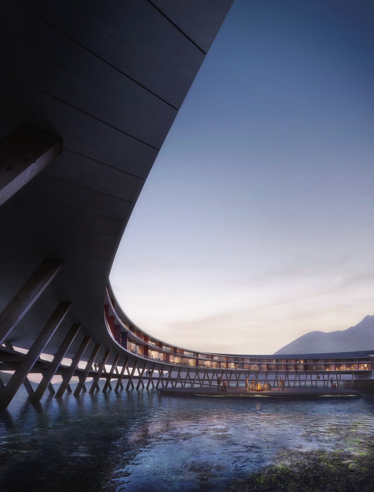 imagen 1 de Svart, el espectacular hotel sostenible circular de Noruega en el Círculo Polar Ártico.