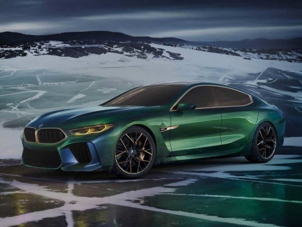 BMW Concept M8 Gran Coupé, verde que te quiero verde… o azul.