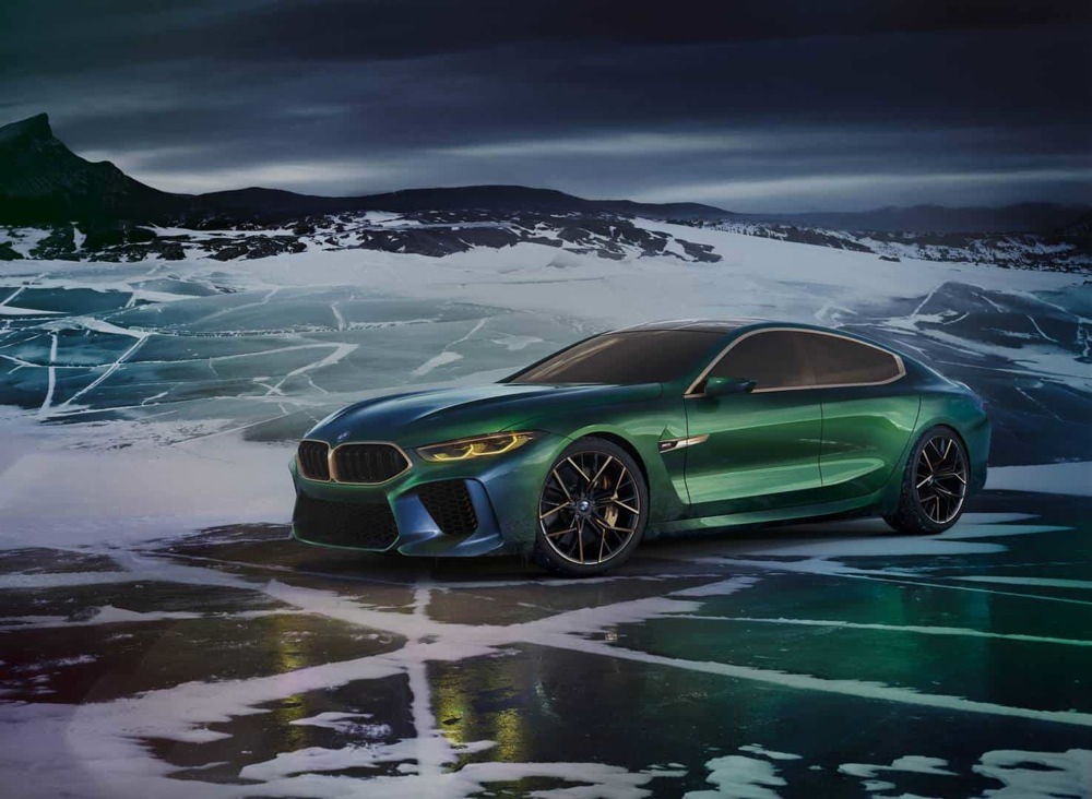 imagen 1 de BMW Concept M8 Gran Coupé, verde que te quiero verde… o azul.