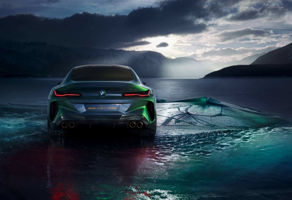 imagen 3 de BMW Concept M8 Gran Coupé, verde que te quiero verde… o azul.