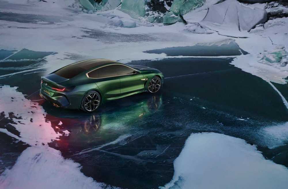 imagen 4 de BMW Concept M8 Gran Coupé, verde que te quiero verde… o azul.