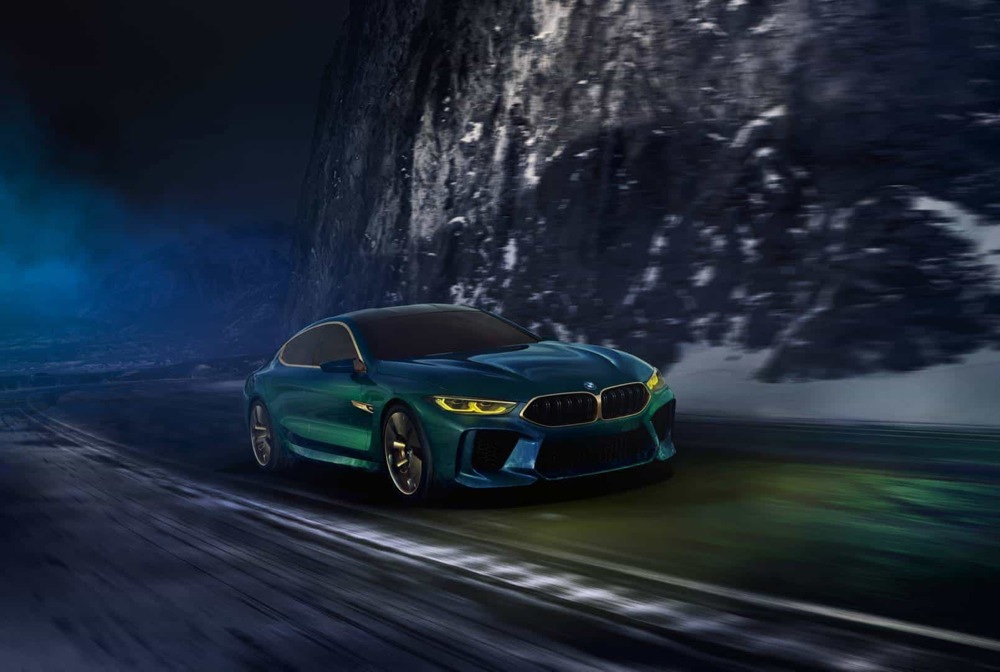 imagen 5 de BMW Concept M8 Gran Coupé, verde que te quiero verde… o azul.