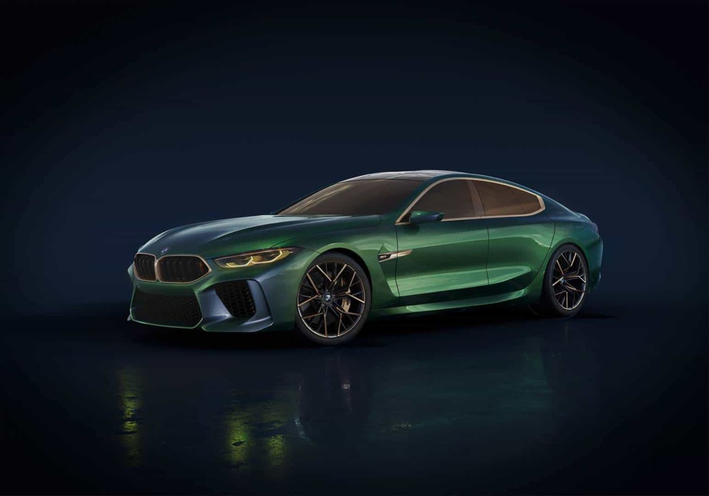 imagen 10 de BMW Concept M8 Gran Coupé, verde que te quiero verde… o azul.
