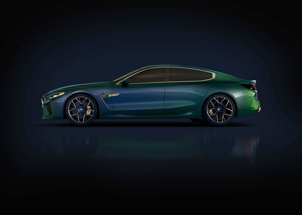 imagen 11 de BMW Concept M8 Gran Coupé, verde que te quiero verde… o azul.