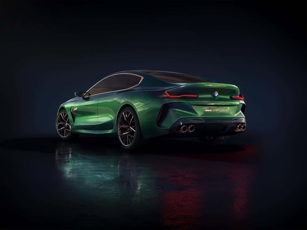 imagen 12 de BMW Concept M8 Gran Coupé, verde que te quiero verde… o azul.