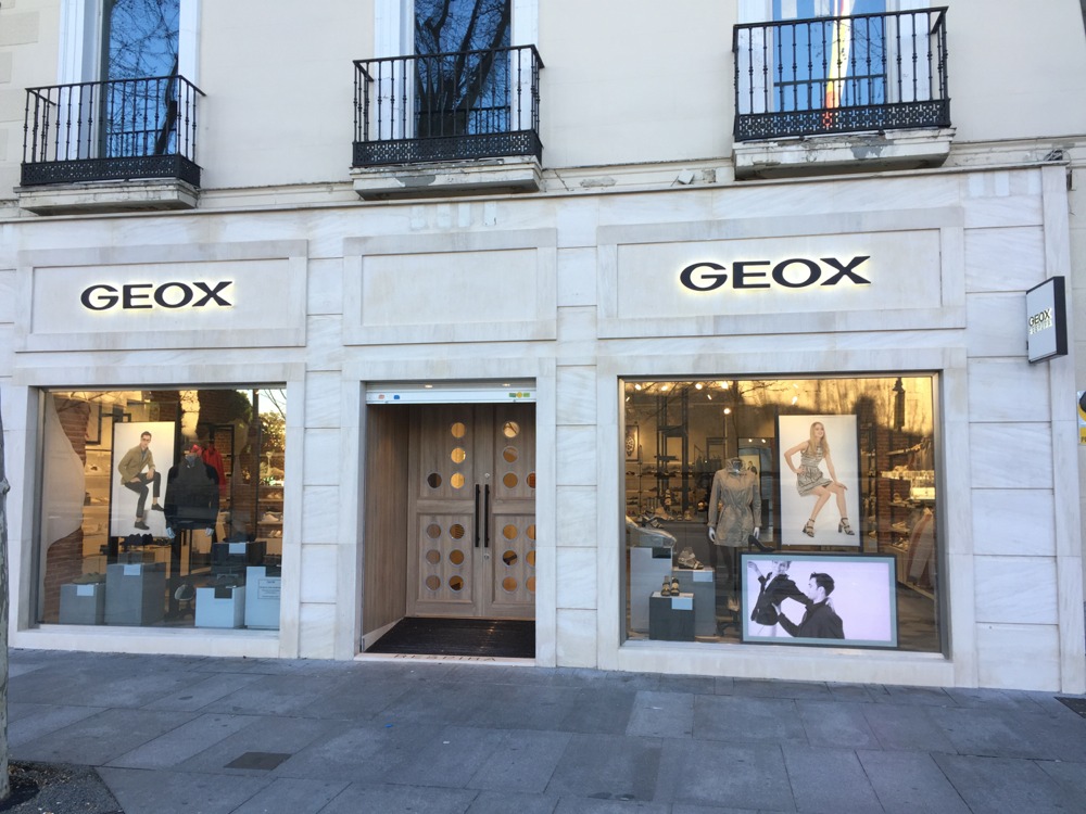 invernadero estoy de acuerdo con Sabio Geox reabre su tienda en Madrid. - LOFF.IT