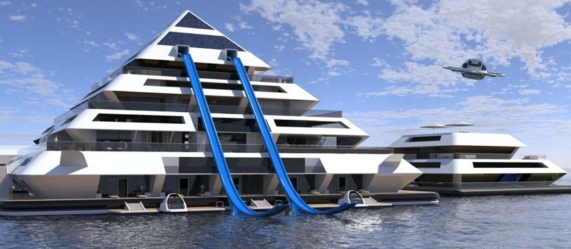 imagen 1 de El hotel flotante que hubieran diseñado los mayas.
