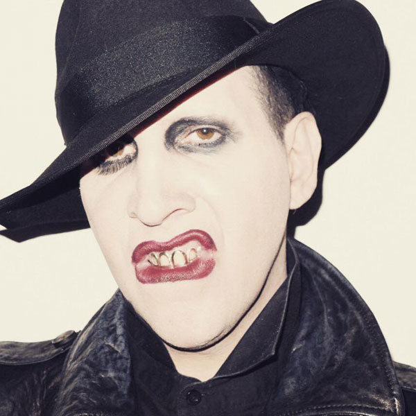 imagen 1 de Marilyn Manson tan siniestro e inquietante como siempre.