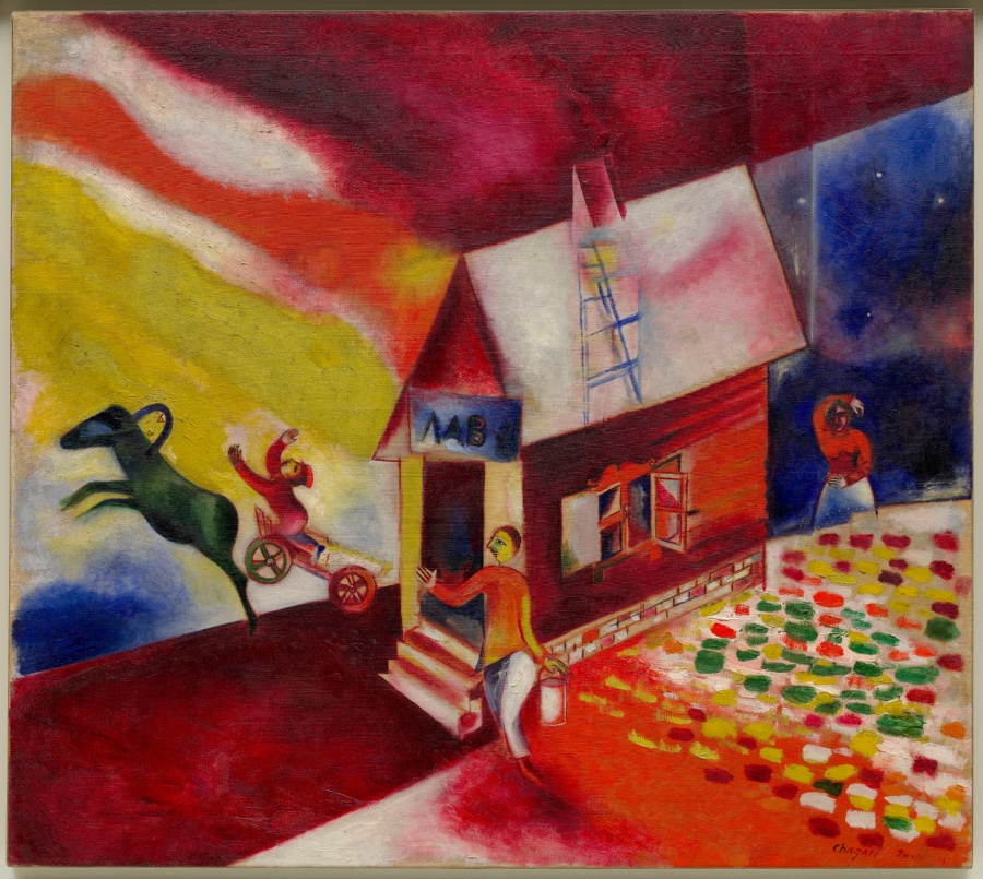 imagen 3 de Chagall se cuelga del Guggenheim Bilbao.