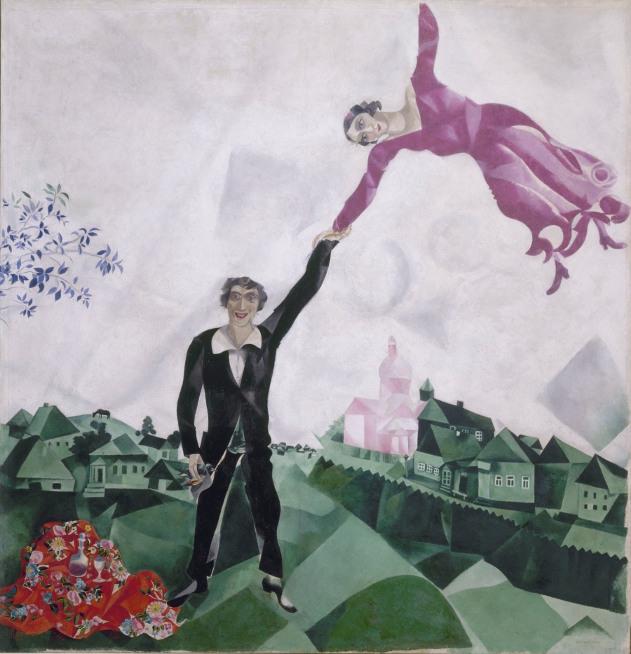 imagen 11 de Chagall se cuelga del Guggenheim Bilbao.