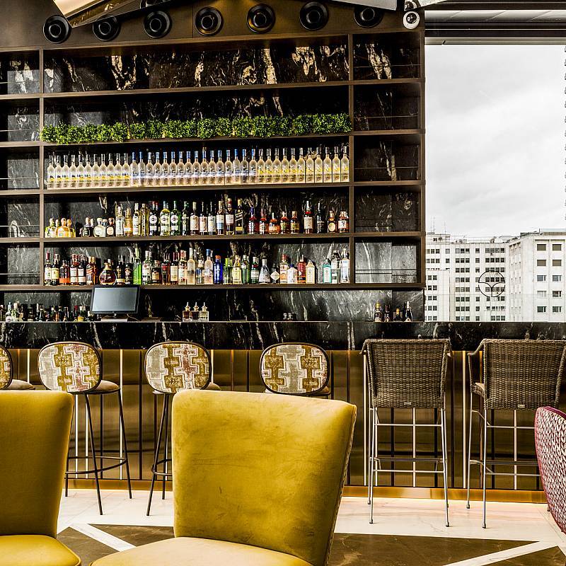 imagen 2 de Ginkgo Sky Bar, la nueva terraza de moda en Madrid.