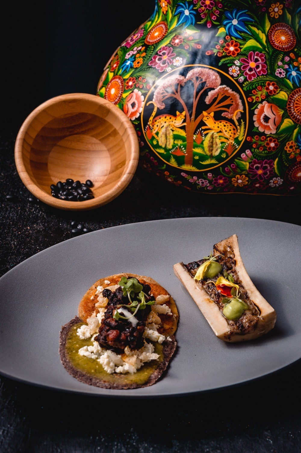 imagen 13 de Iztac, un nuevo restaurante mexicano de alta cocina azteca, en Madrid.
