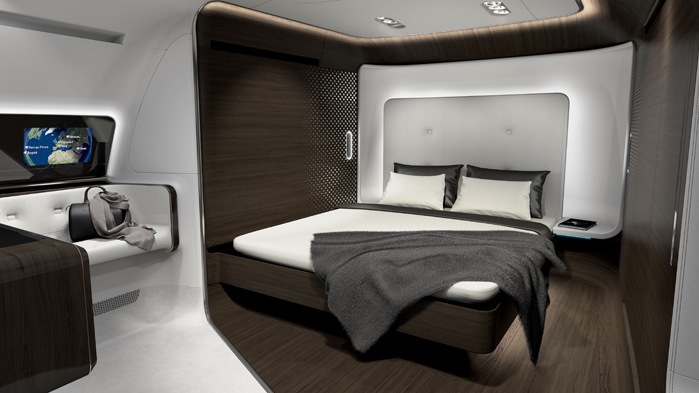 imagen 9 de Lufthansa Technik presenta una cabina de avión inspirada en un Mercedes-Benz AMG.