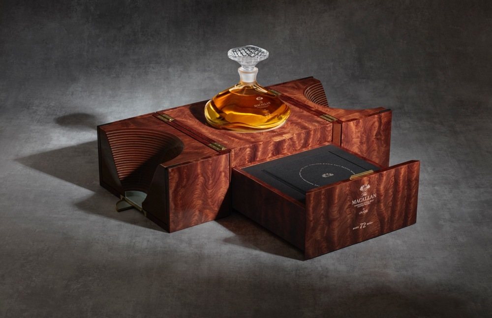 imagen 1 de The Macallan, Lalique y un whisky de 72 años.