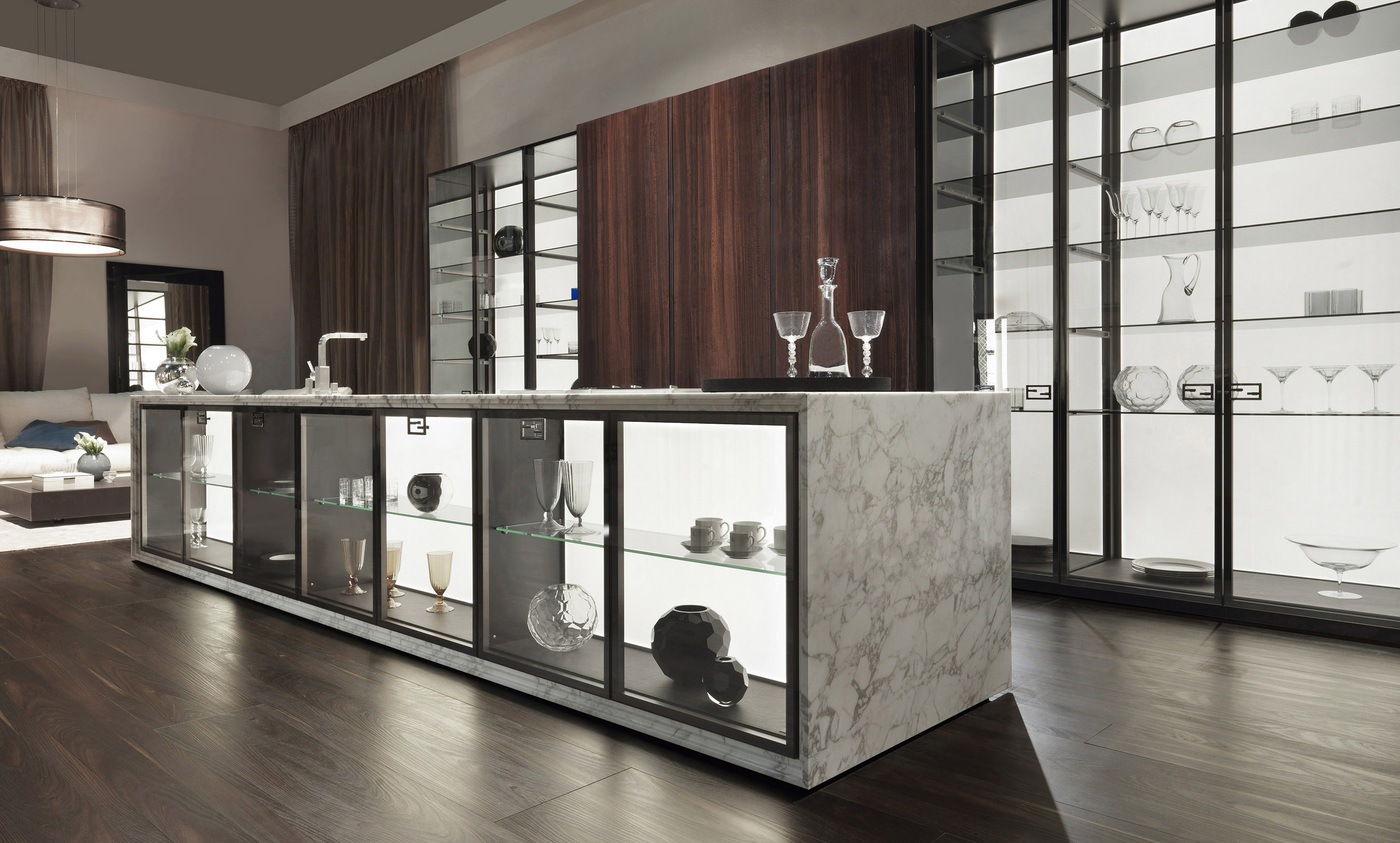 imagen 3 de Fendi diseña las cocinas más modernas y espectaculares.