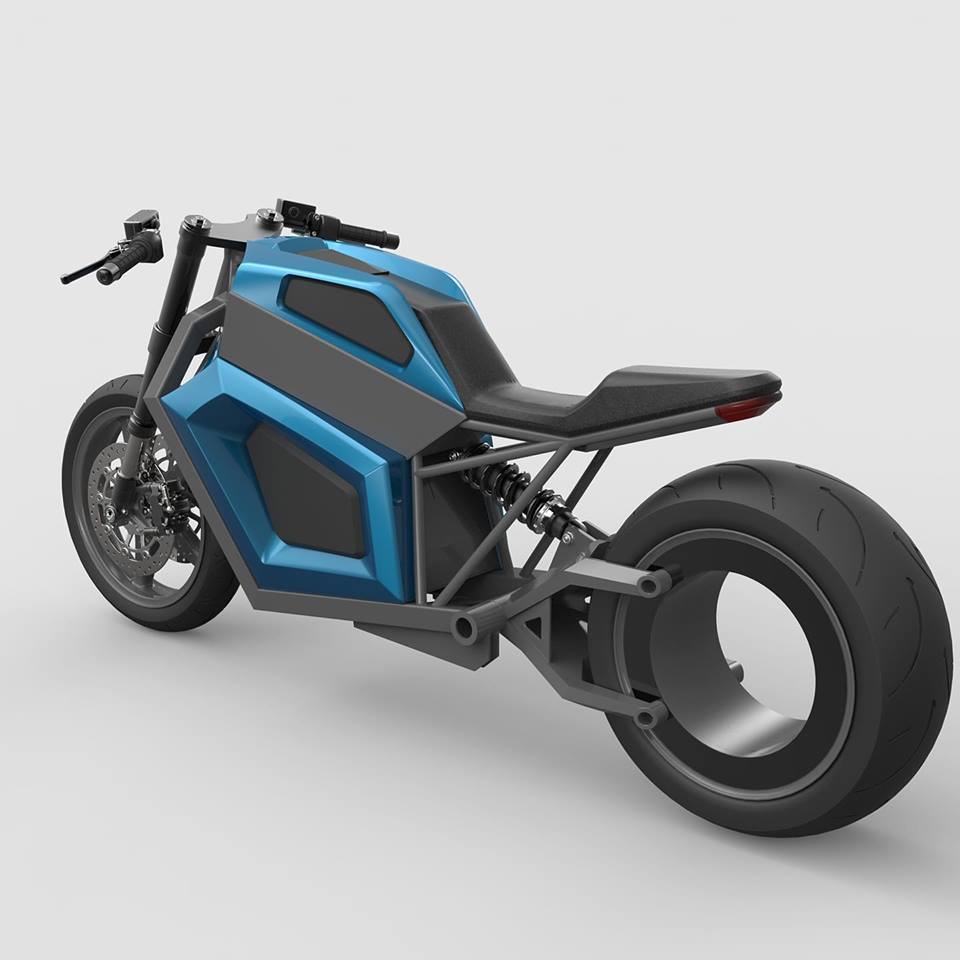 imagen 3 de RMK presenta su espectacular moto eléctrica.