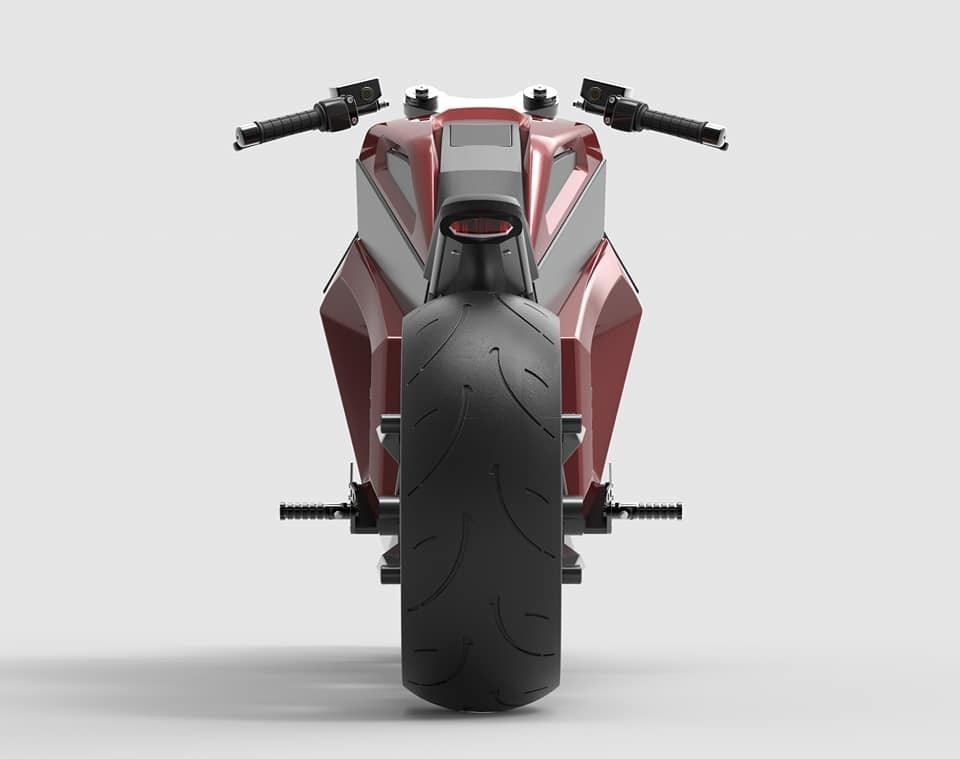 imagen 2 de RMK presenta su espectacular moto eléctrica.