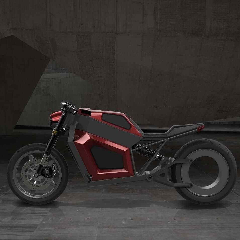 imagen 1 de RMK presenta su espectacular moto eléctrica.