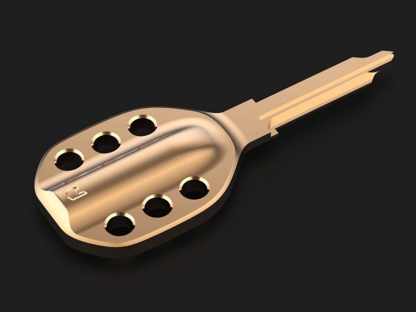 Una llave como un Porsche 911.