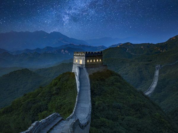 ¿Imaginas cómo sería pasar una noche en la Gran Muralla China?