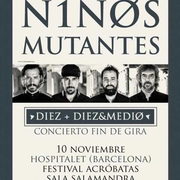 imagen 4 de Niños Mutantes anuncia dos conciertos para su final de gira.