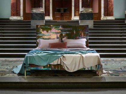 Savoir Beds nos propone dormir con mucho arte.