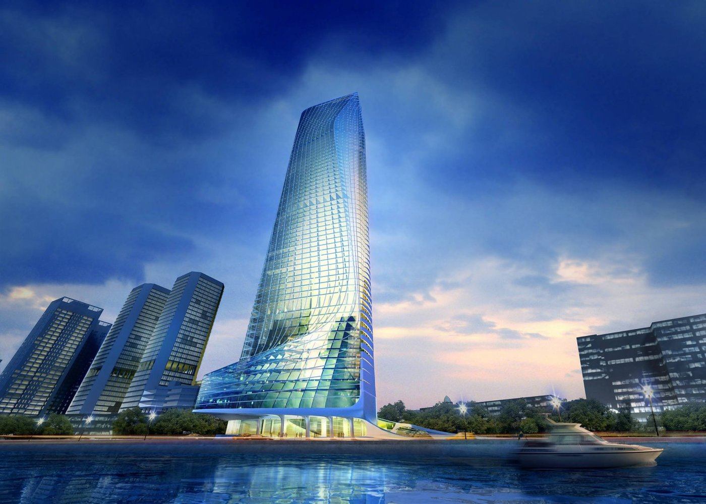 imagen 2 de El edificio más alto de África estará en El Cairo, lo diseñó Zaha Hadid.
