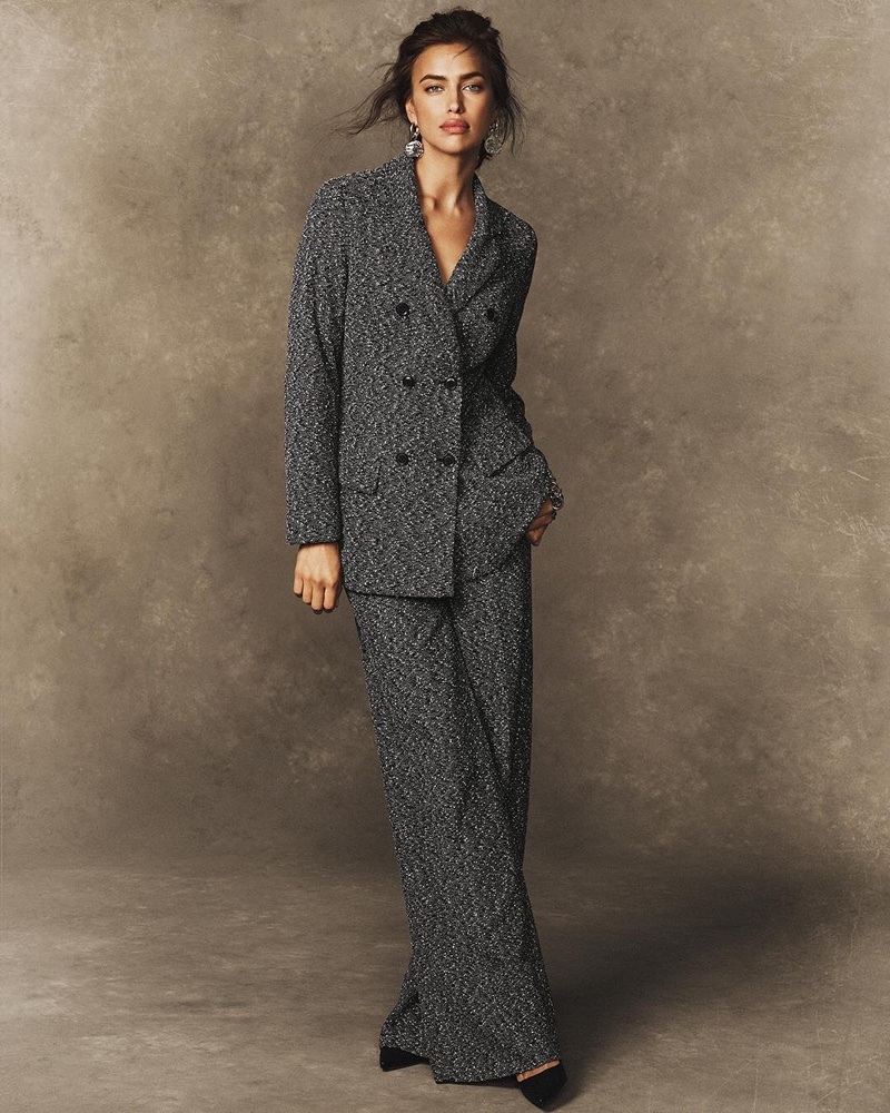 imagen 1 de Irina Shayk nos muestra la moda neoyorquina de Ellen Tracy.